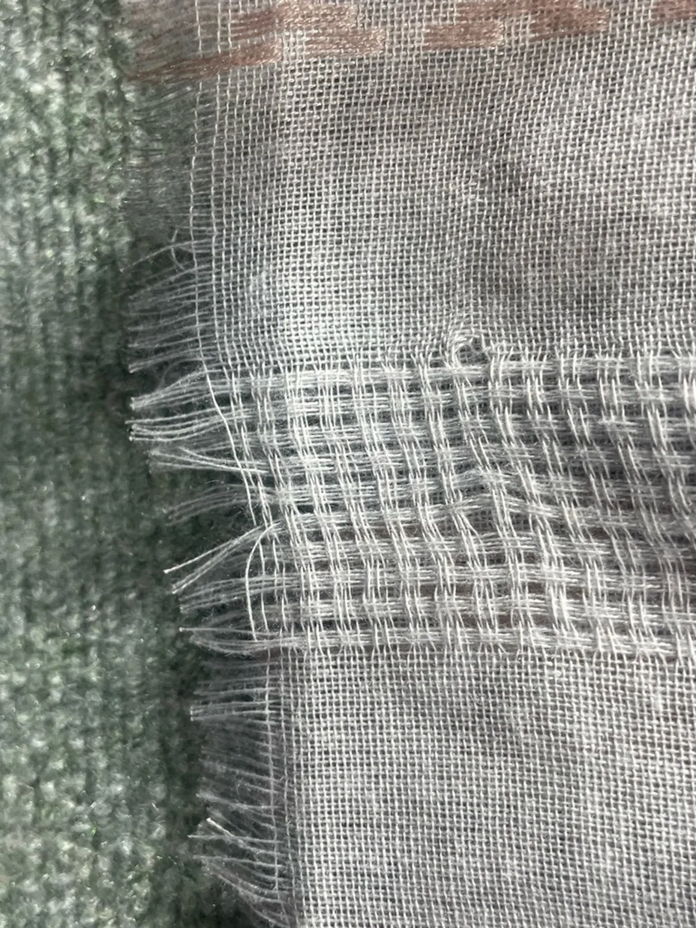 Light Gray & Beige Patterned Women's Wrap‎ Scarf